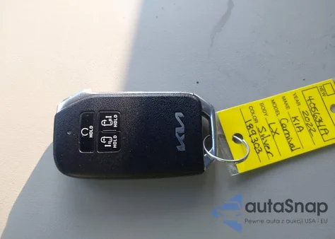 2022 Kia Carnival Mpv Lx z USA, uszkodzony, nr VIN KNDNB4H33N6189303